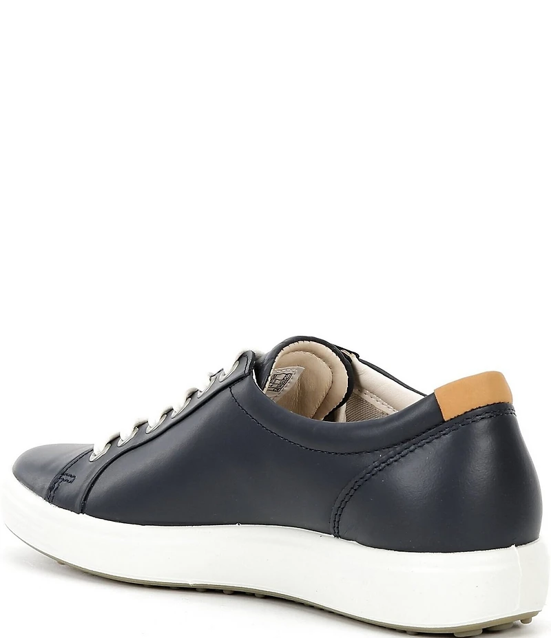 ECCO Women's Soft VII Leather Lace Up Sneakers