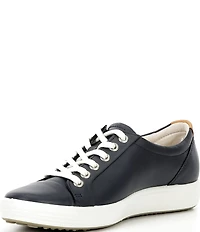 ECCO Women's Soft VII Leather Lace Up Sneakers