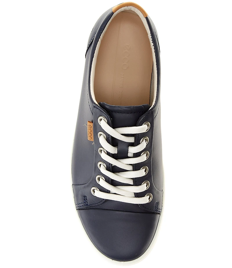 ECCO Women's Soft VII Leather Lace Up Sneakers
