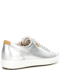 ECCO Women's Soft VII Leather Lace Up Sneakers