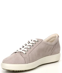 ECCO Women's Soft VII Leather Lace Up Sneakers