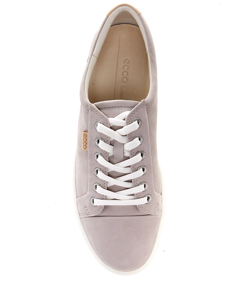 ECCO Women's Soft VII Leather Lace Up Sneakers