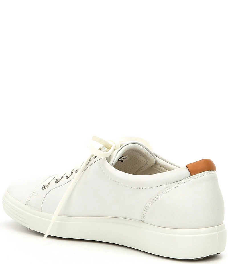 ECCO Women's Soft VII Leather Lace Up Sneakers