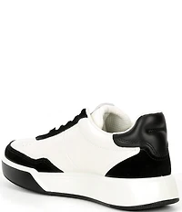 ECCO Street Court Perforated Leather Sneakers
