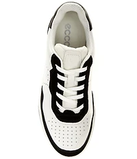 ECCO Street Court Perforated Leather Sneakers