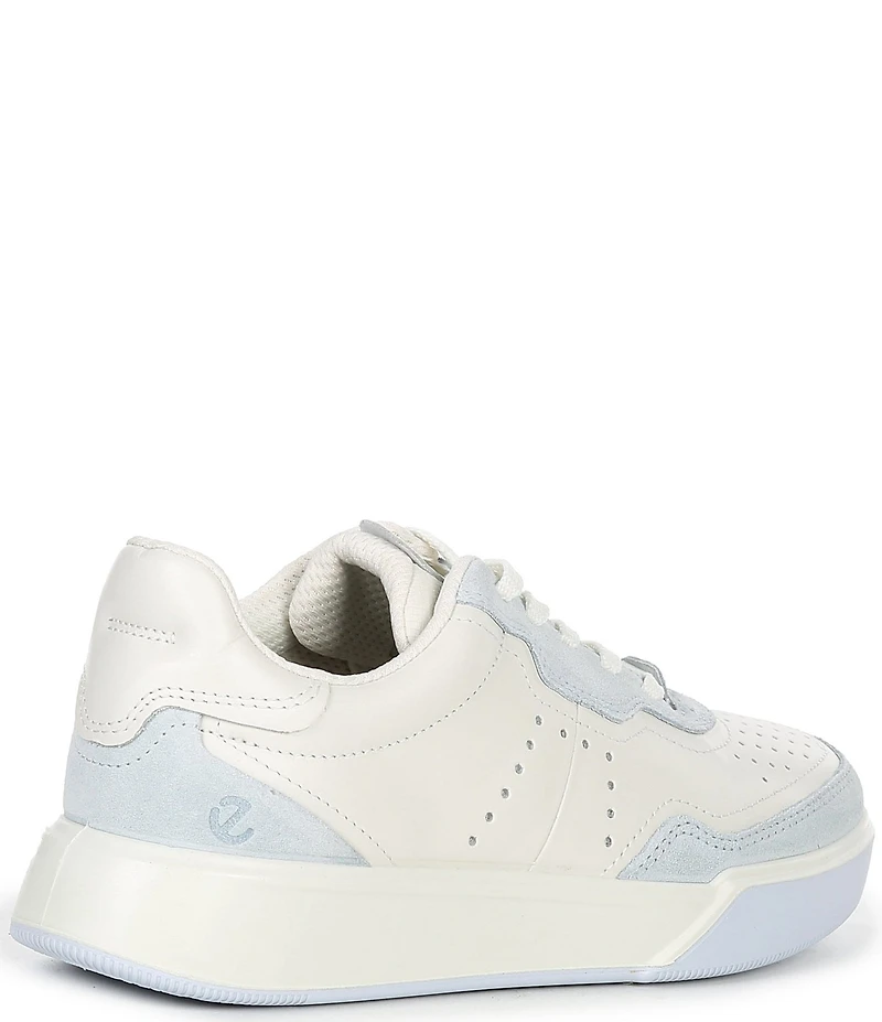 ECCO Street Court Perforated Leather Sneakers