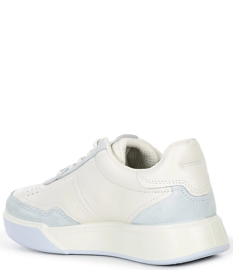 ECCO Street Court Perforated Leather Sneakers