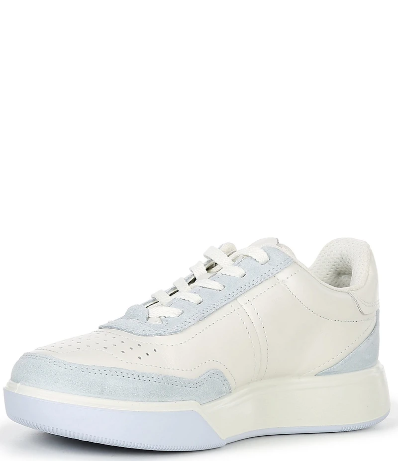 ECCO Street Court Perforated Leather Sneakers