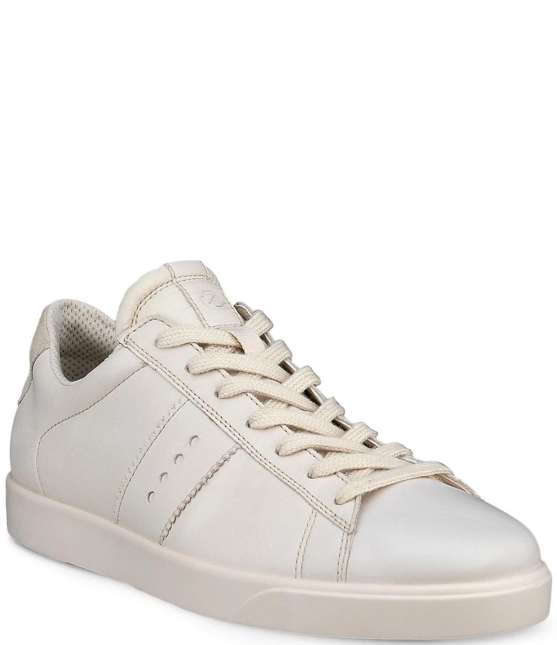 ECCO Street Lite Leather Lace Up Sneakers