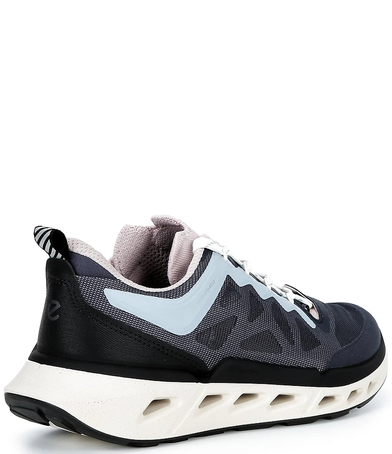ECCO Women's Biom 720 Leather and Mesh Lace Up Sneakers