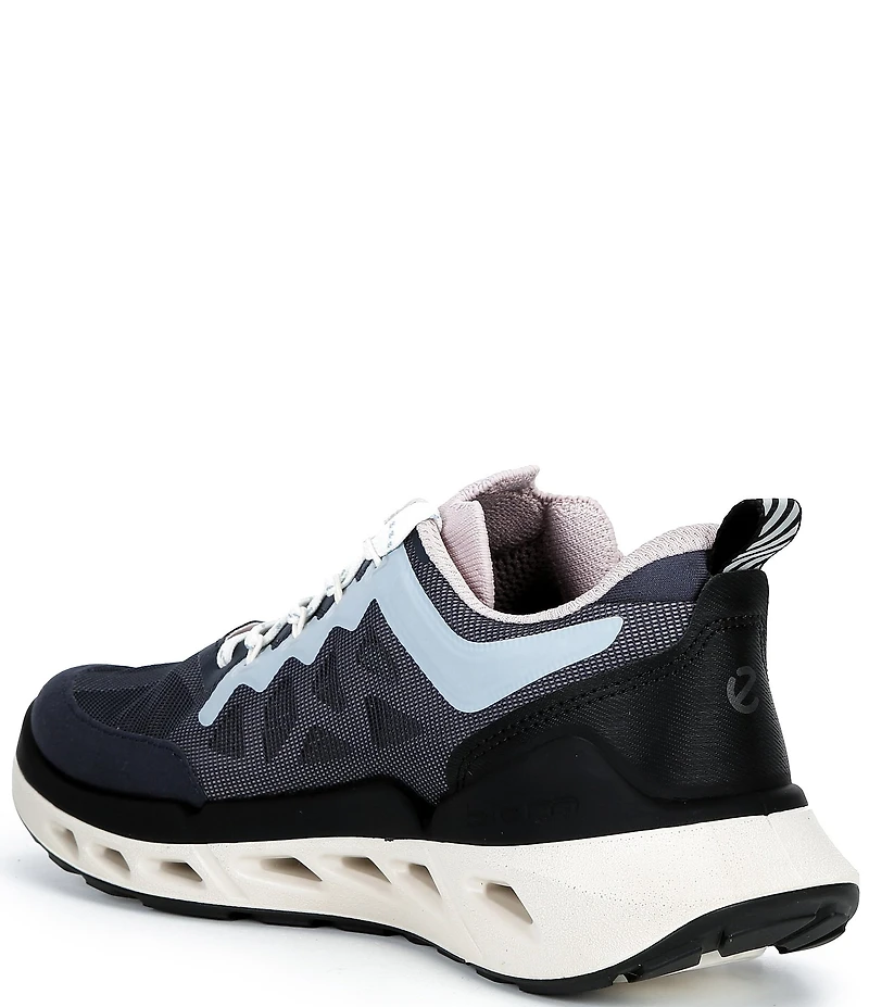 ECCO Women's Biom 720 Leather and Mesh Lace Up Sneakers