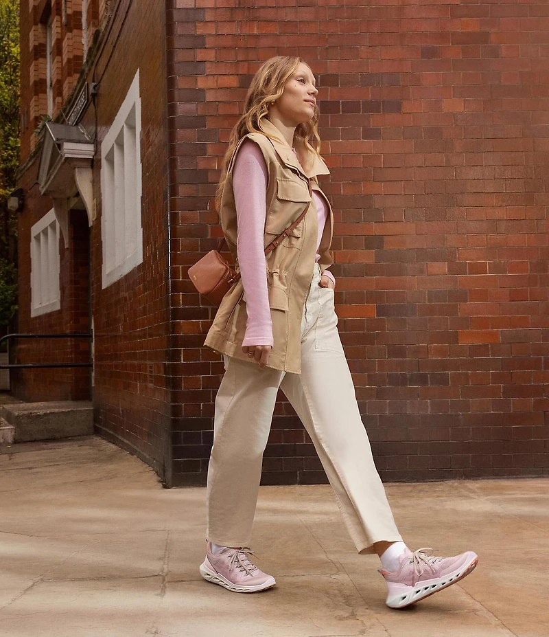 ECCO Women's Biom 720 Leather and Mesh Lace Up Sneakers