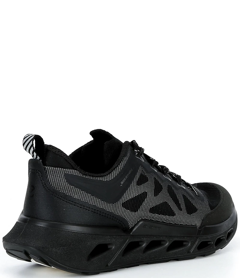 ECCO Women's Biom 720 Leather and Mesh Lace Up Sneakers