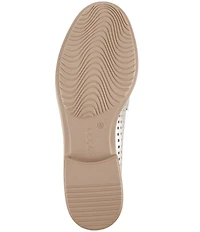 ECCO Women's Classic Perforated Leather Tassel Penny Loafers