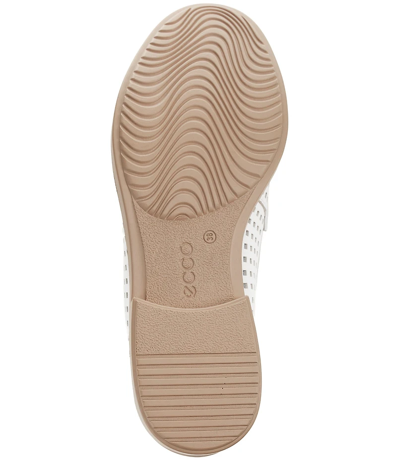 ECCO Women's Classic Perforated Suede Tassel Penny Loafers