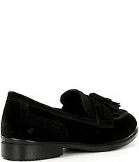 ECCO Women's Classic Tassel Suede Brogue Detail Penny Loafers