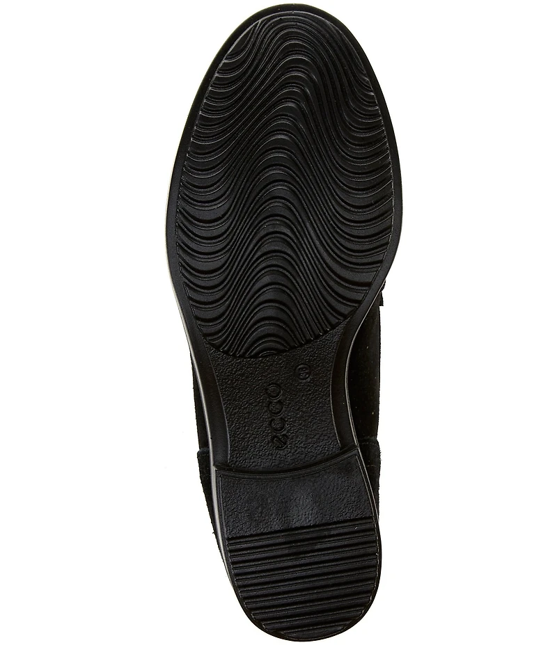 ECCO Women's Classic Tassel Suede Brogue Detail Penny Loafers