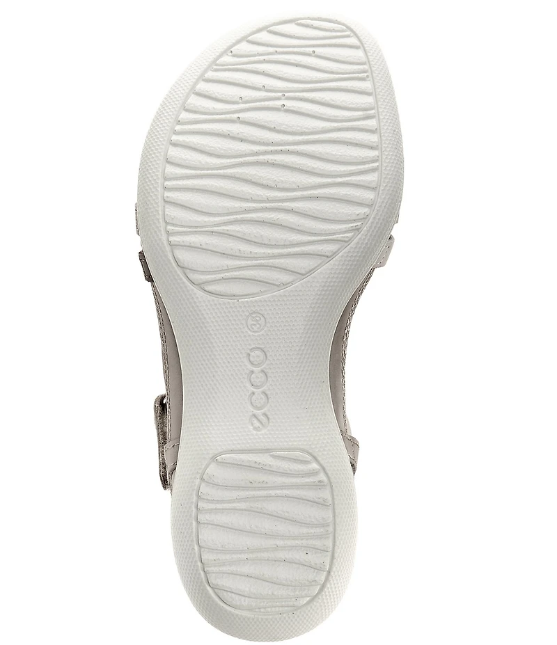 ECCO Women's Flash Leather Ankle Wrap Sandals