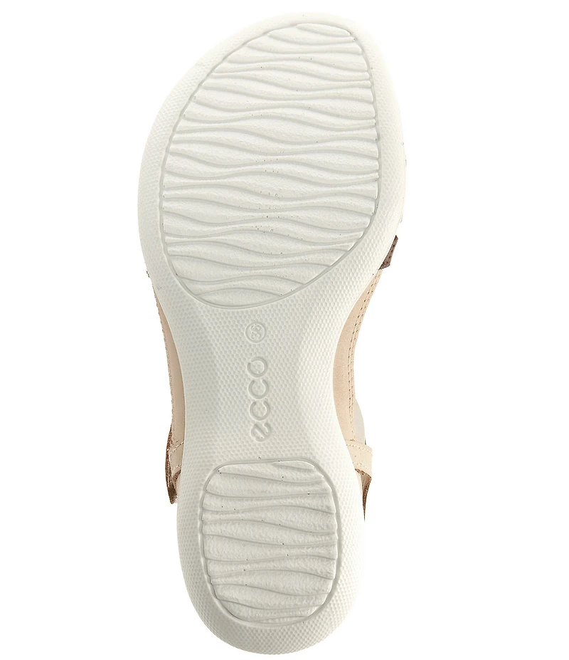 ECCO Women's Flash Multi Leather Ankle Wrap Sandals