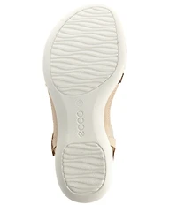 ECCO Women's Flash Multi Leather Ankle Wrap Sandals