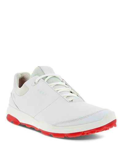 ECCO Women's Golf Biom Hybrid 3 Leather Golf Sneakers