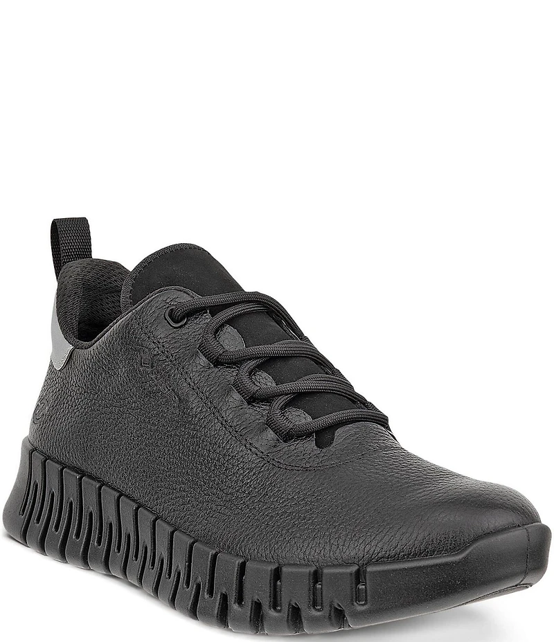 ECCO Women's Gruuv Leather Lace Up Sneakers