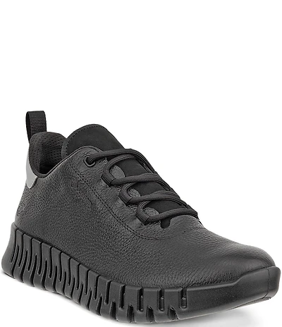 ECCO Women's Gruuv Leather Lace Up Sneakers