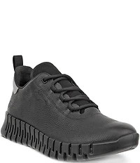 ECCO Women's Gruuv Leather Lace Up Sneakers