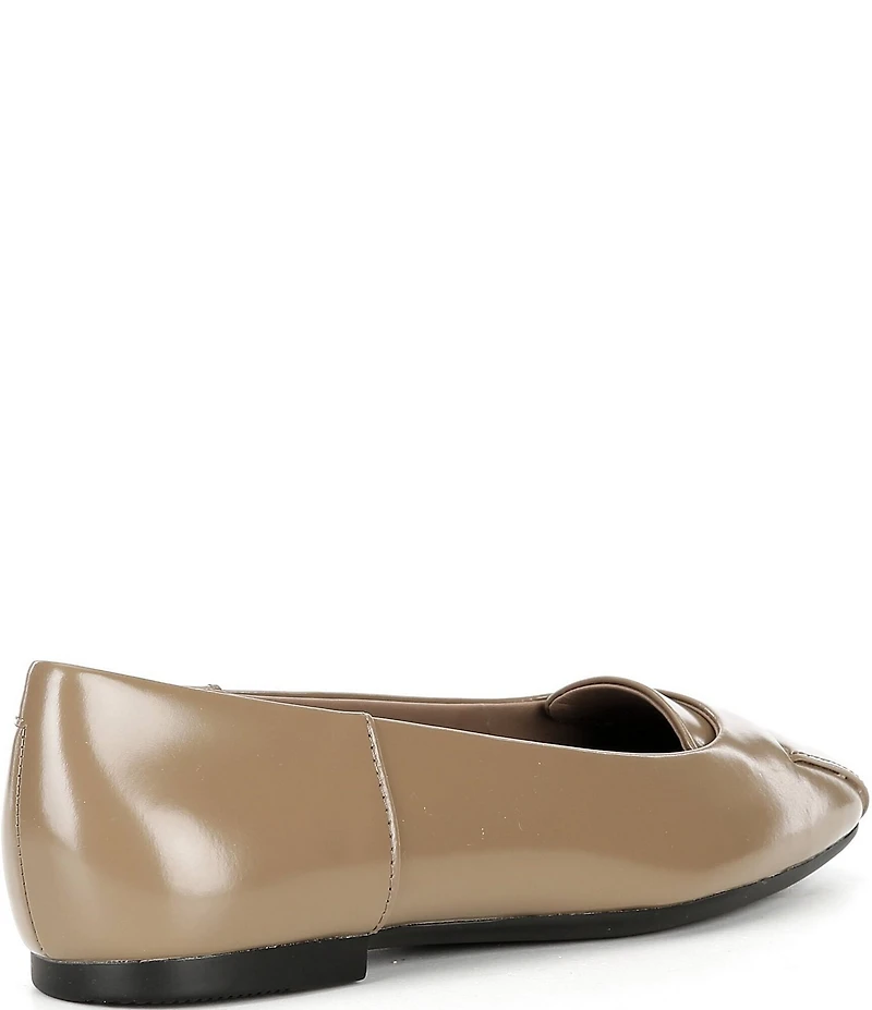 ECCO Women's Margot Origami Leather Ballerina Flats