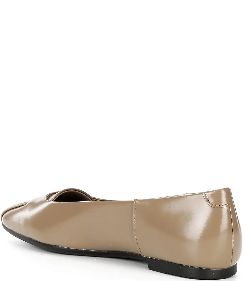 ECCO Women's Margot Origami Leather Ballerina Flats