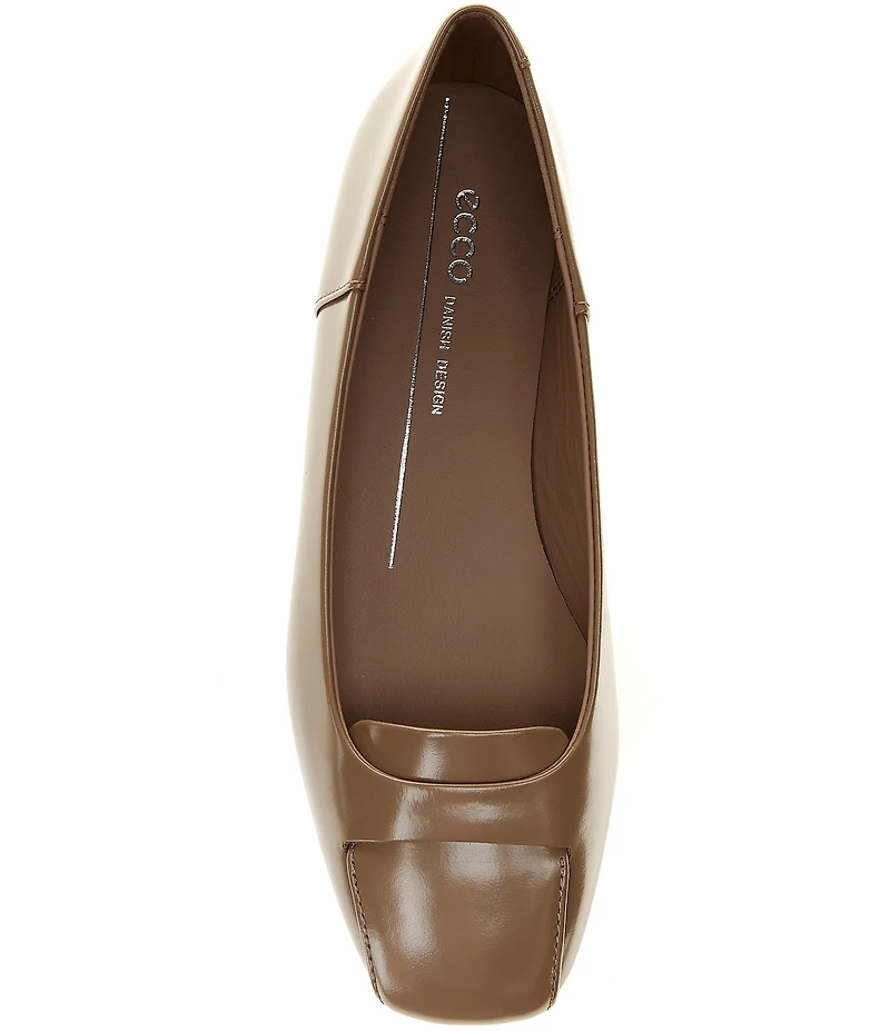 ECCO Women's Margot Origami Leather Ballerina Flats