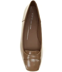 ECCO Women's Margot Origami Leather Ballerina Flats
