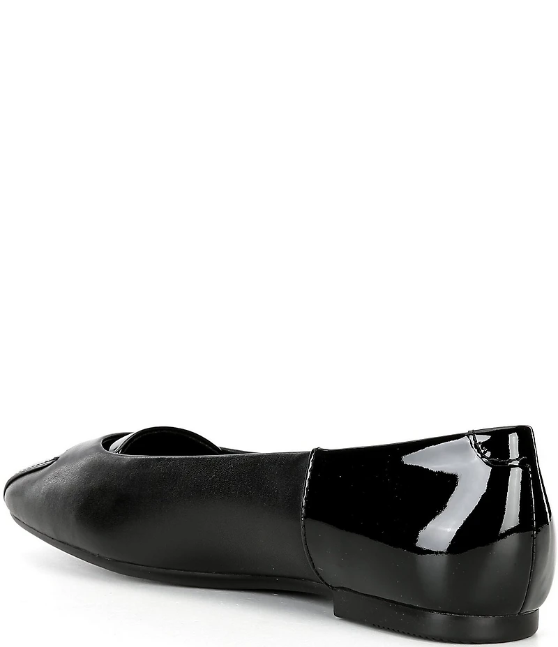 ECCO Women's Margot Origami Patent Leather Ballerina Flats