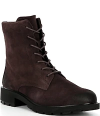 ECCO Women's Metropole Vienna Suede Lace Up Booties