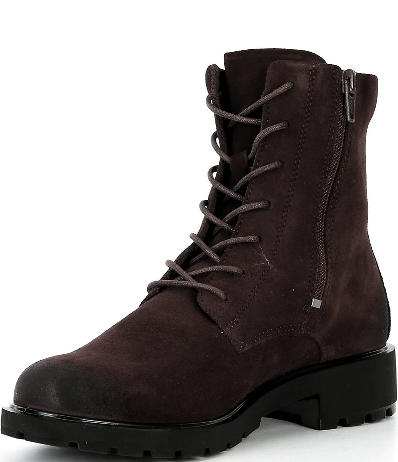 ECCO Women's Metropole Vienna Suede Lace Up Booties