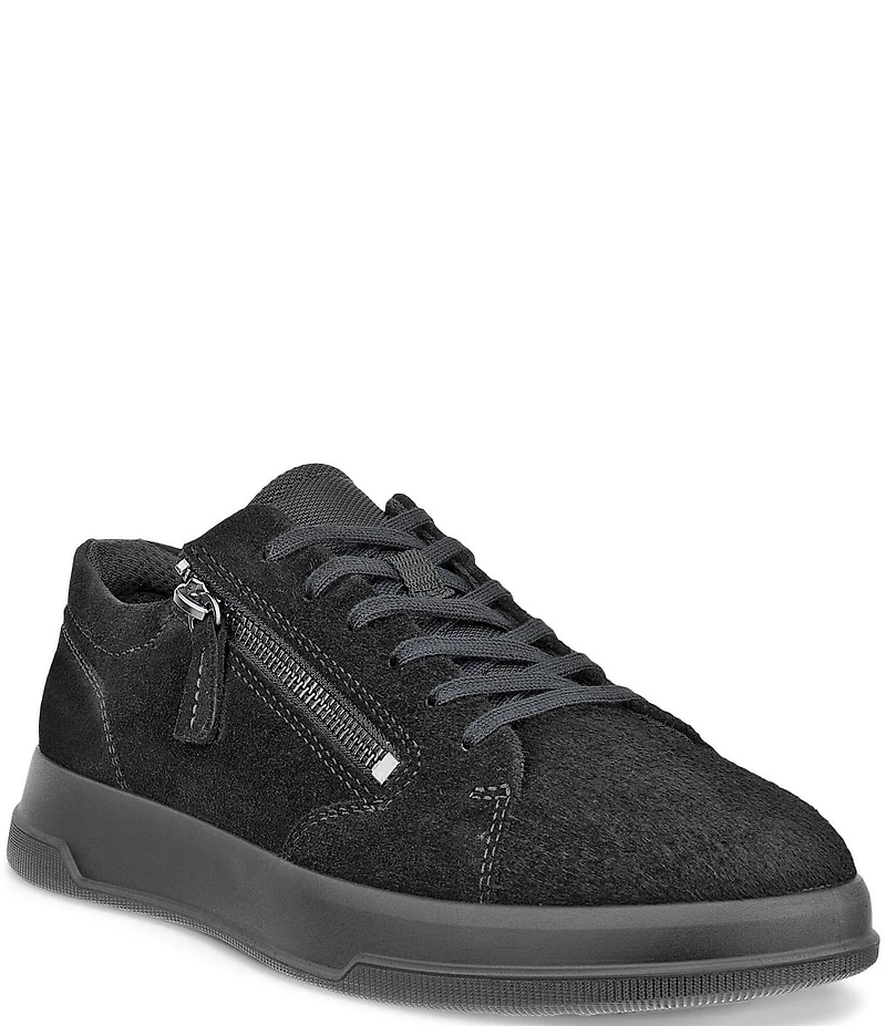 ECCO Women's Move Suede Side Zip Sneakers