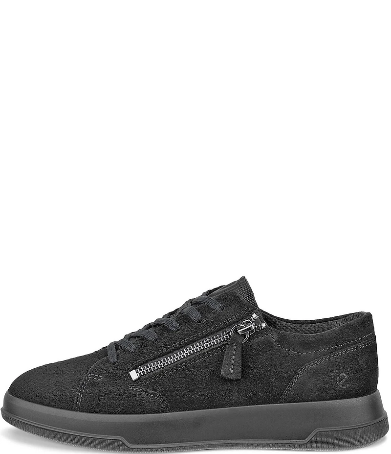 ECCO Women's Move Suede Side Zip Sneakers