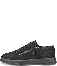 ECCO Women's Move Suede Side Zip Sneakers