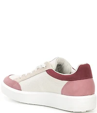 ECCO Women's Soft 60 Perforated Leather Lace Up Sneakers
