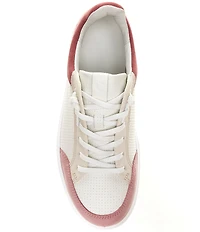 ECCO Women's Soft 60 Perforated Leather Lace Up Sneakers