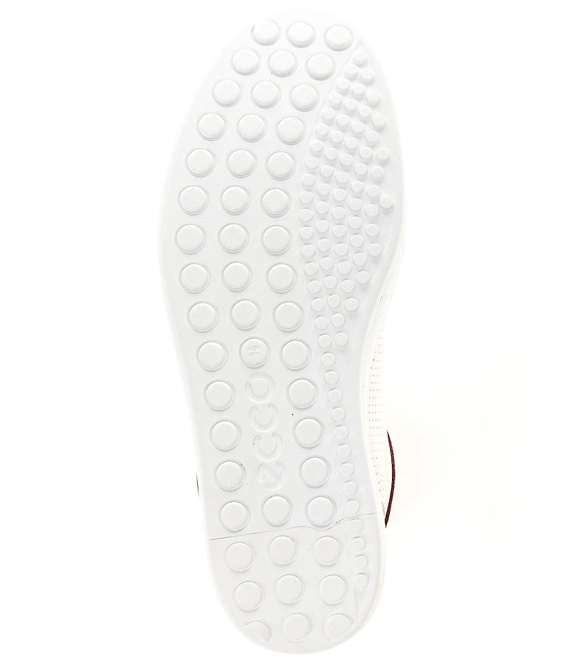 ECCO Women's Soft 60 Perforated Leather Lace Up Sneakers