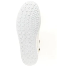 ECCO Women's Soft 60 Leopard Perforated Leather Lace Up Sneakers