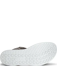 ECCO Women's Soft Cross Strap Leather Slingback Sandals