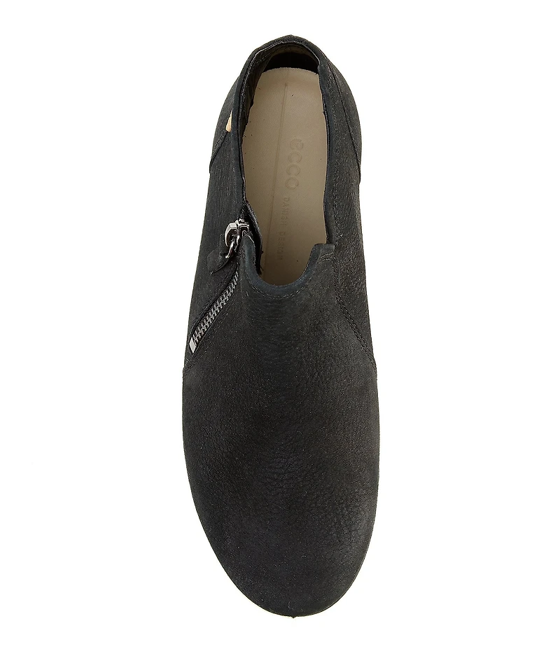ECCO Women's Soft 7 Nubuck Low Zip Sneaker Booties