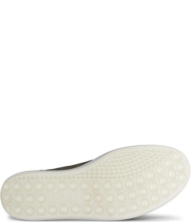 ECCO Women's Soft 7 Nubuck Low Zip Sneaker Booties