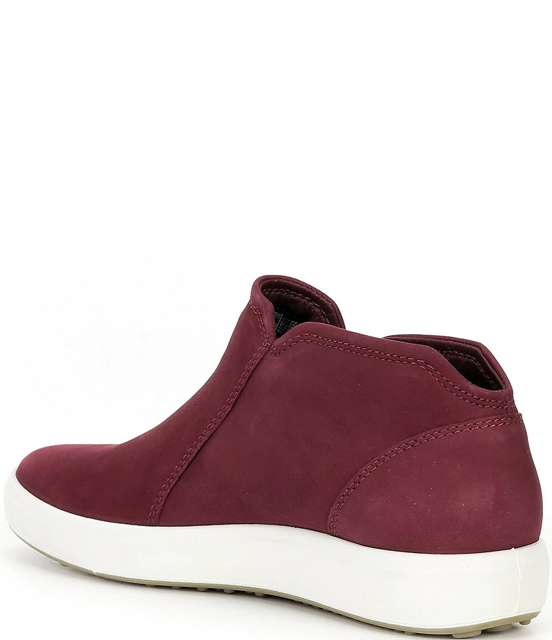 ECCO Women's Soft 7 Nubuck Low Zip Sneaker Booties