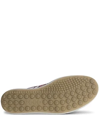 ECCO Women's Soft VII Leather Floral Print Lace Up Sneakers