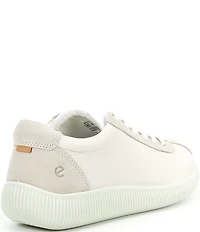 ECCO Women's Soft Zero Leather Lace Up Sneakers