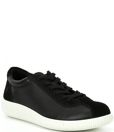 ECCO Women's Soft Zero Leather Lace Up Sneakers
