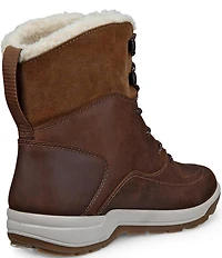 ECCO Women's Trace Lite Waterproof Leather Winter Booties